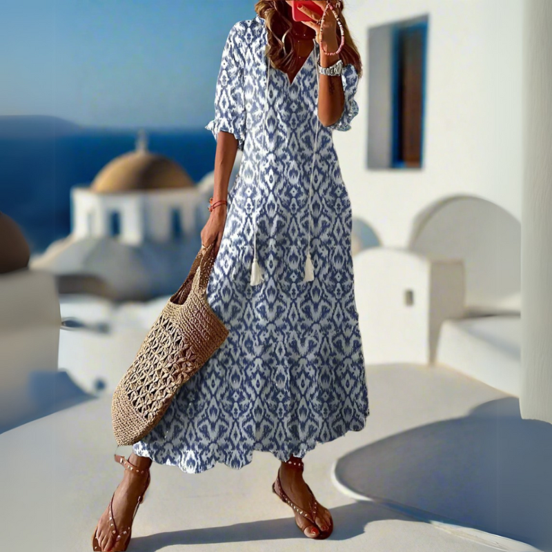 Sophie™ – Boho Tummy-Coverage Summer Dress