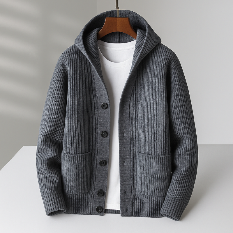ETHAN | WOOL CARDIGAN FOR MEN