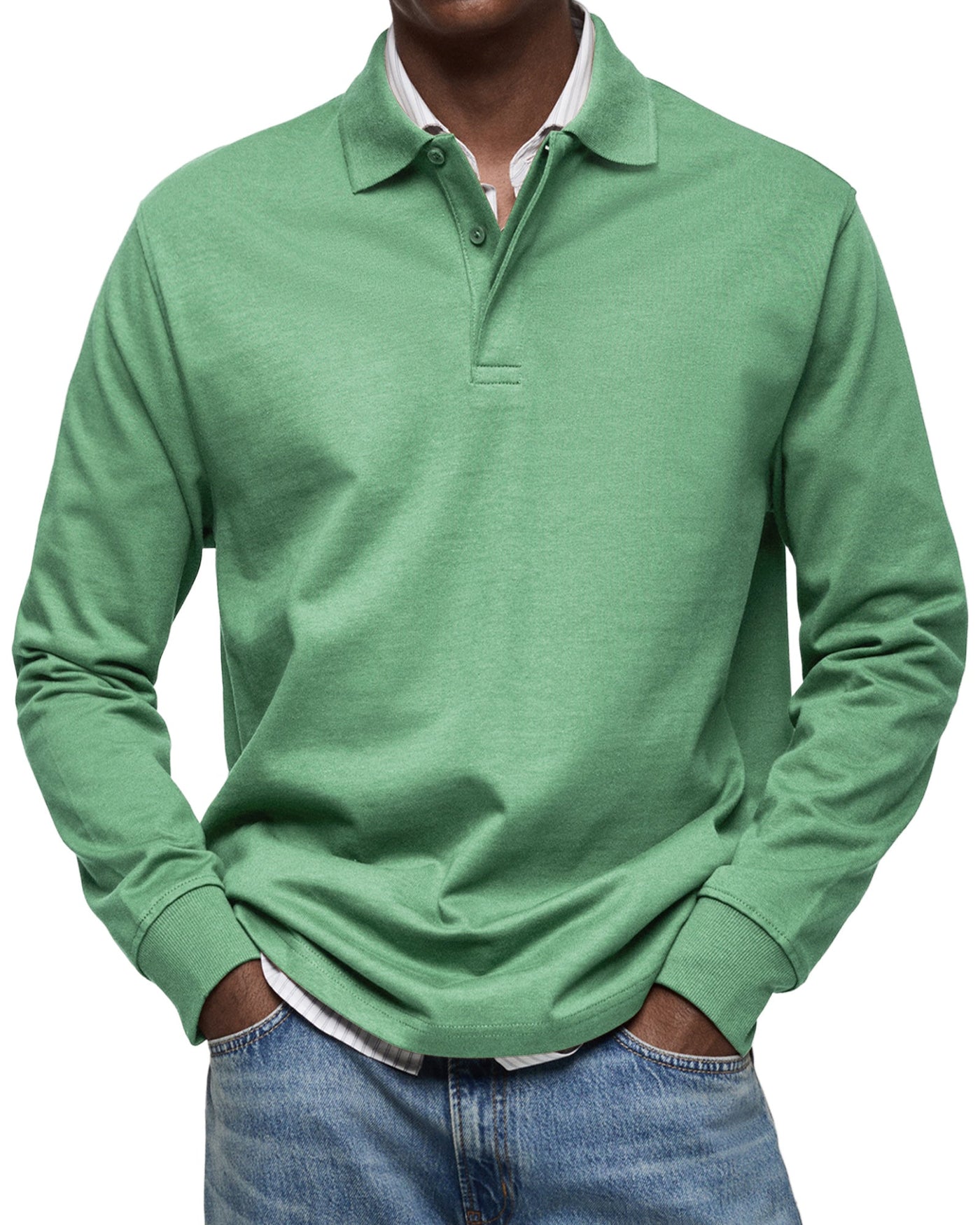 Fabian™ – Long-Sleeved Polo Shirt for Timeless Elegance