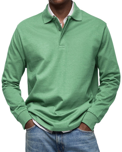 Fabian™ – Long-Sleeved Polo Shirt for Timeless Elegance