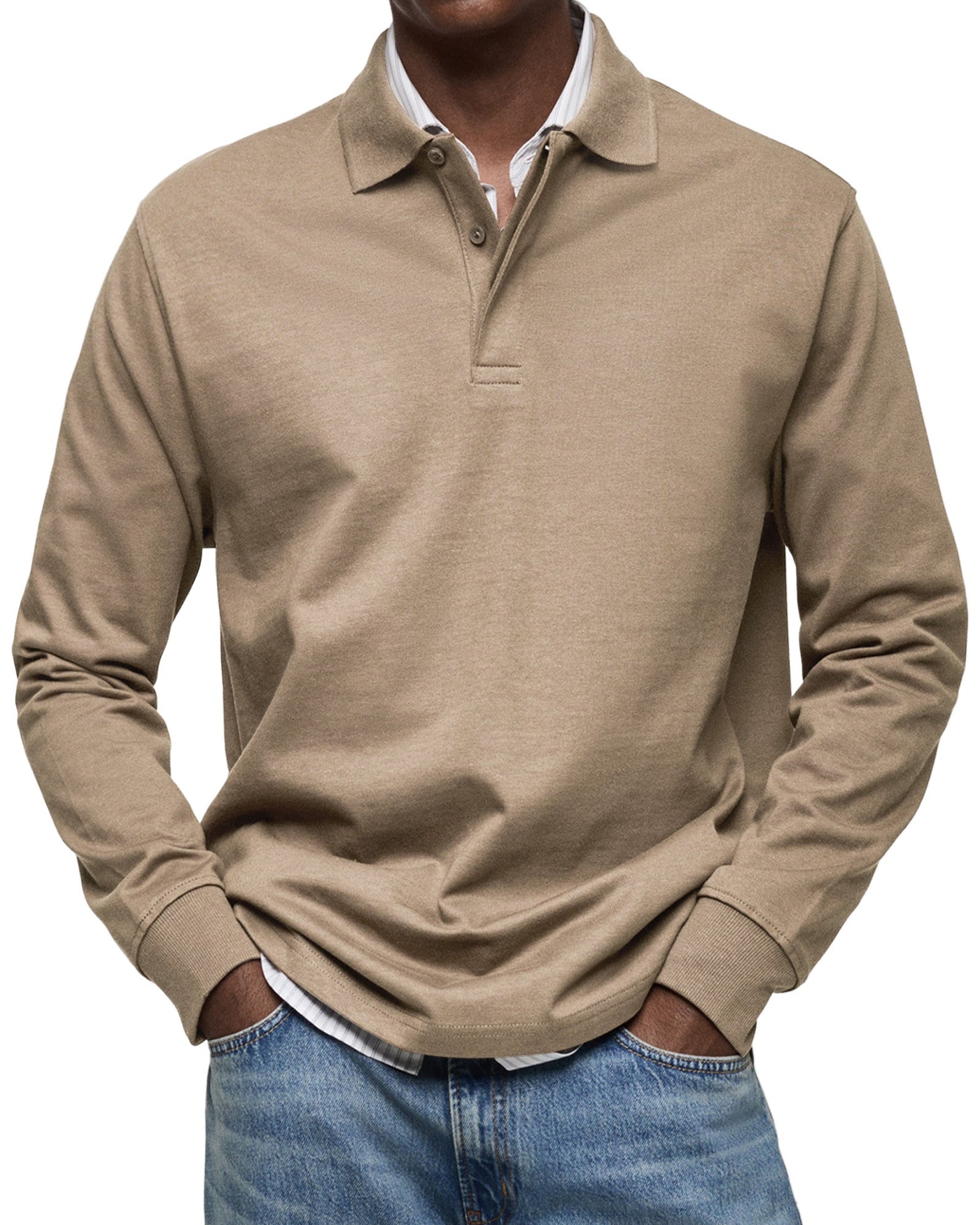 Fabian™ – Long-Sleeved Polo Shirt for Timeless Elegance