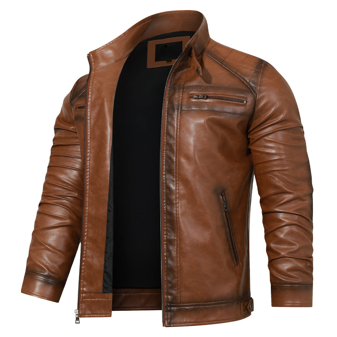 ETHAN| CRUISER LEATHER JACKET