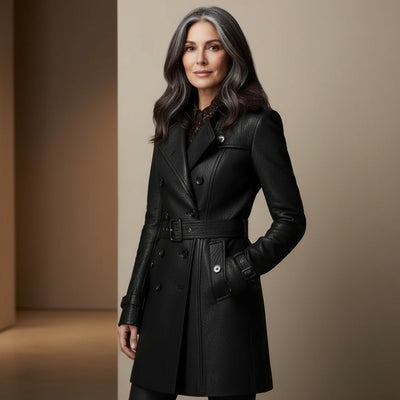 Carmen - Elegant Leather Coat