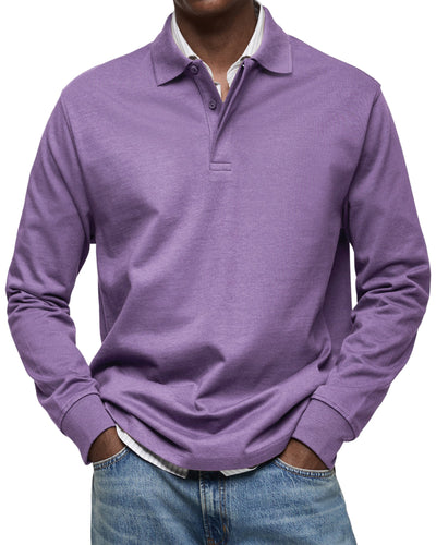 Fabian™ – Long-Sleeved Polo Shirt for Timeless Elegance