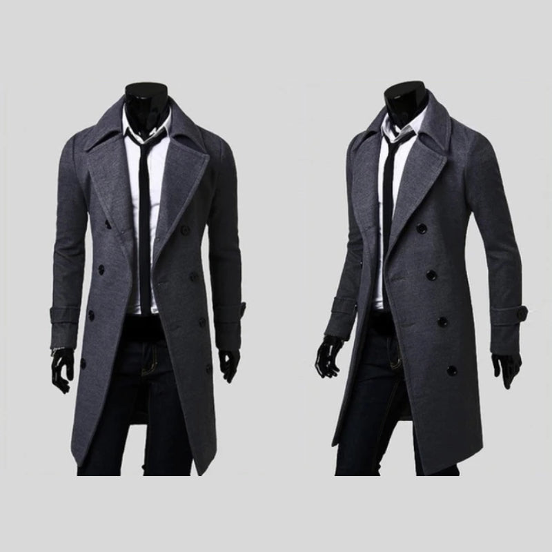 ETHAN | DOUBLE-BREASTED WOOL COAT