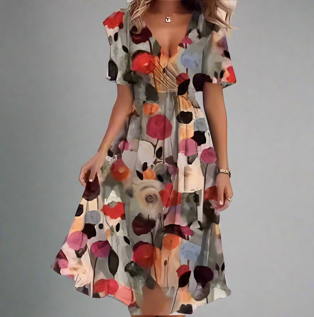 Demi – The Elegant Floral Dress