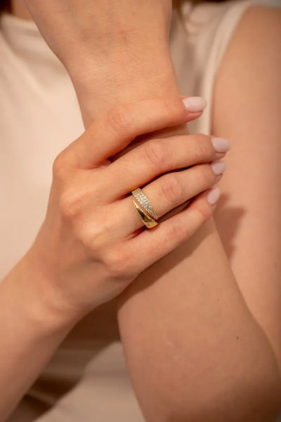Elegance Haven Ring | Support the Fight Against Breast Cancer