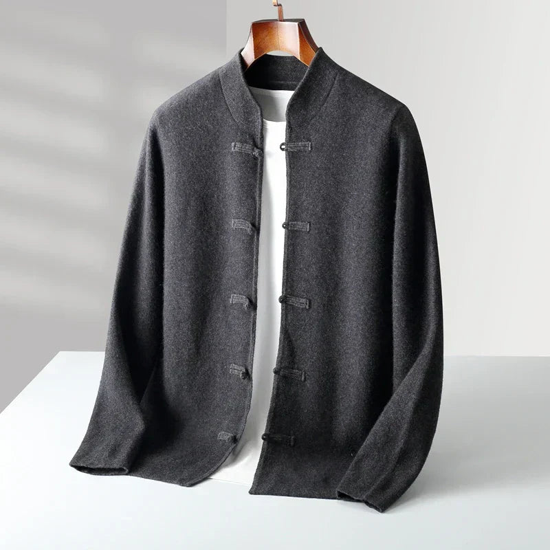 ETHAN| CLASSIC CASHMERE CARDIGAN