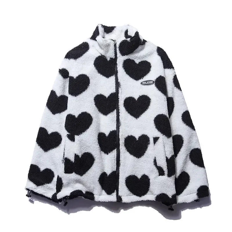 Daria™ | Reversible Heart Print Jacket