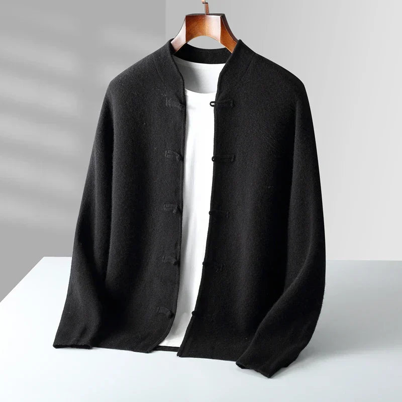 ETHAN| CLASSIC CASHMERE CARDIGAN