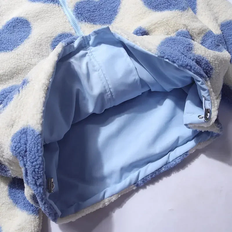 Daria™ | Reversible Heart Print Jacket