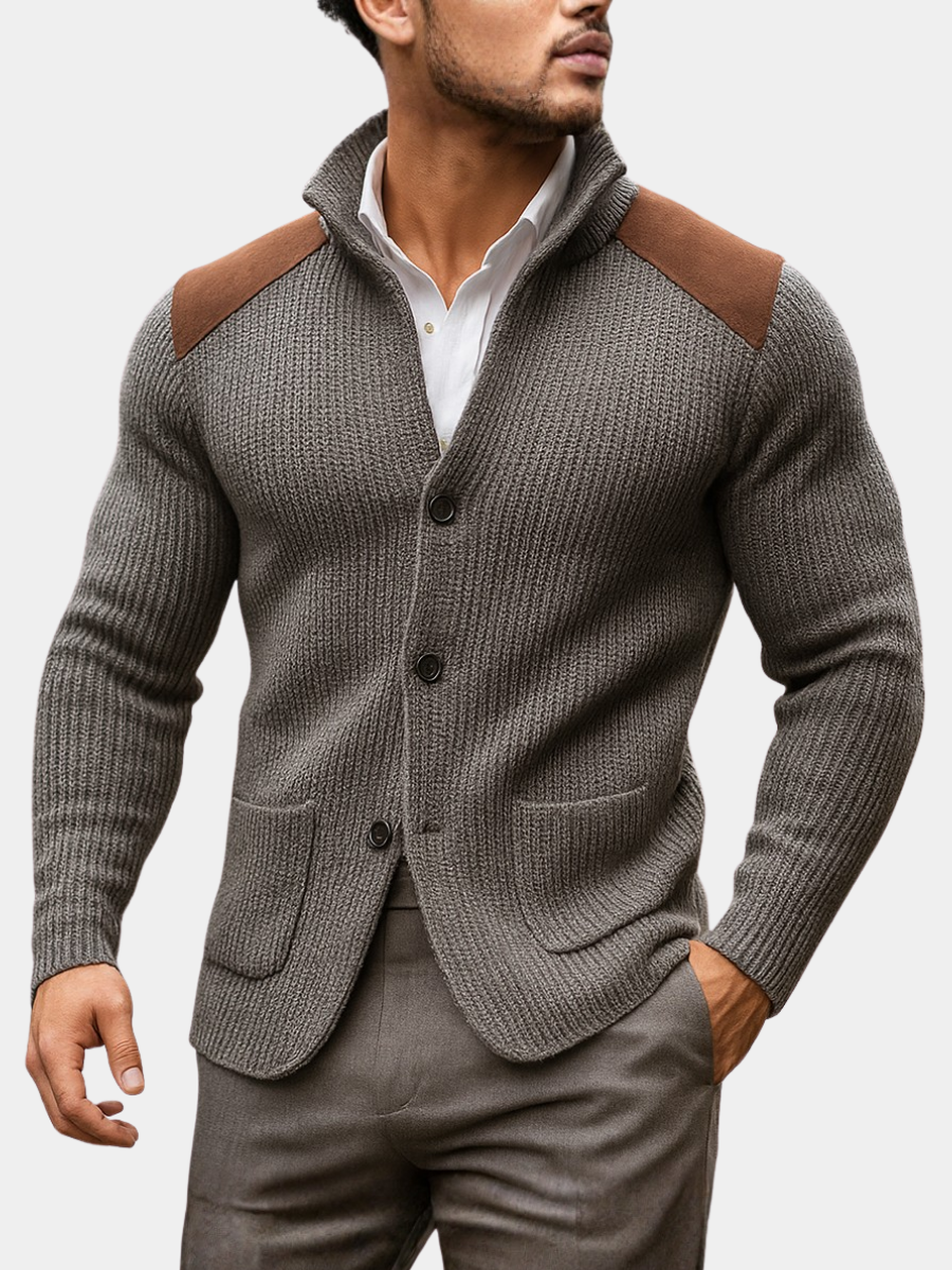 OWEN | TEXTURED KNITTED BLAZER