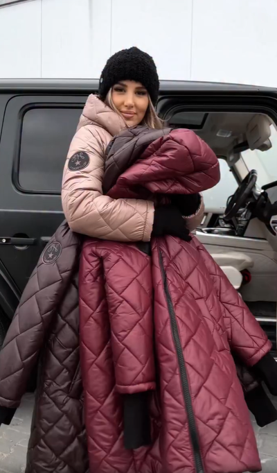 Bella | Elegant Quilted Puffer Jacket with Hood