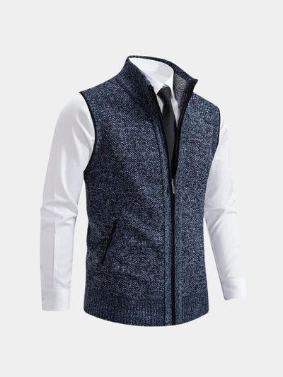 Elegant Gilet with Full Zip - Viretti