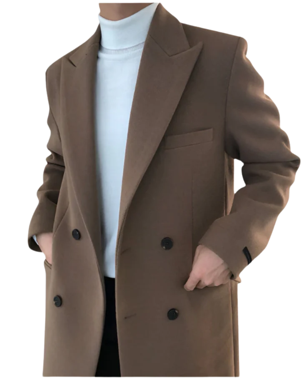 ETHAN | ELEGANT DOUBLE-BREASTED COAT FOR MEN